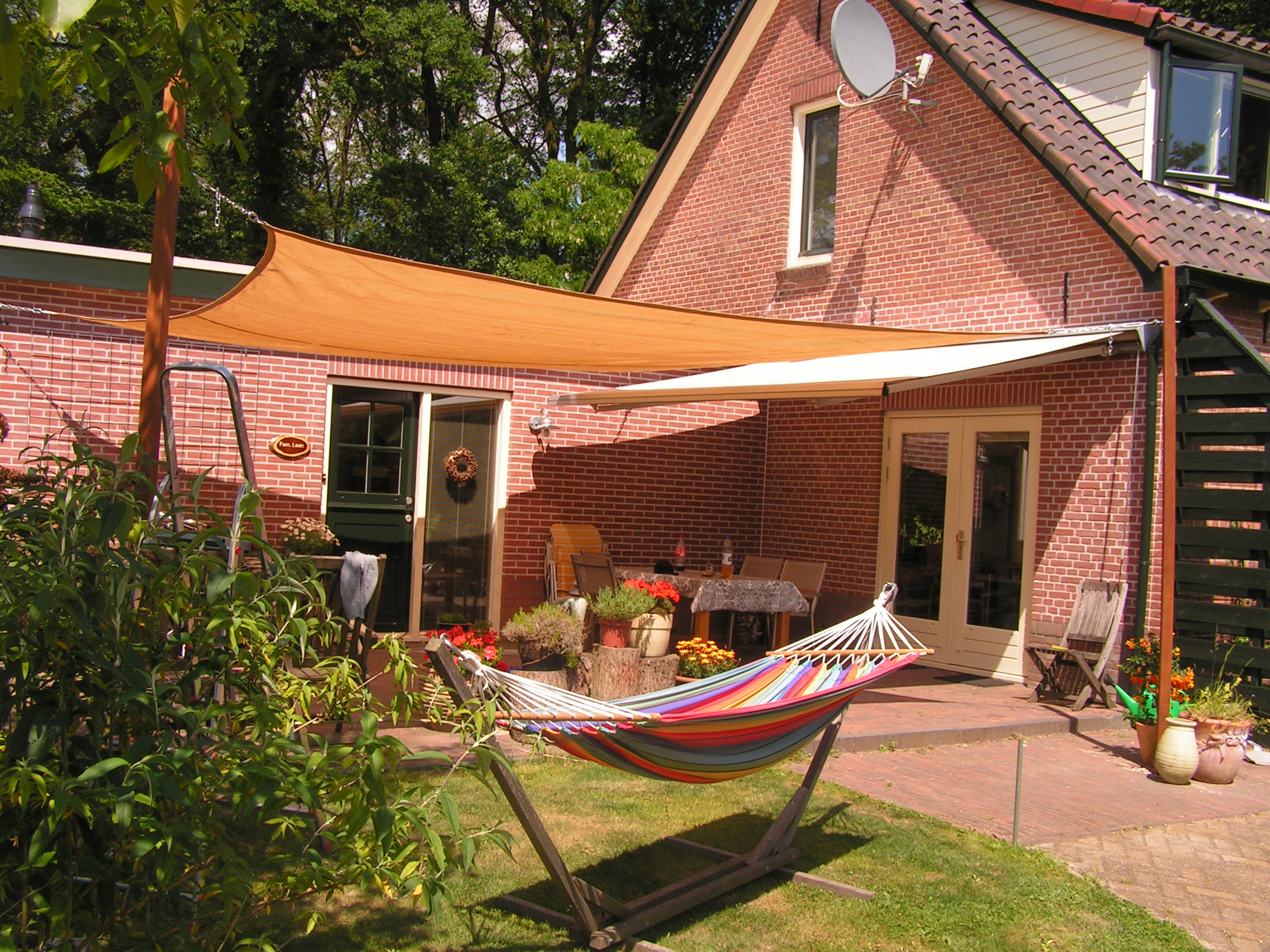Rechthoek schaduwdoek Rechthoek schaduwdoek